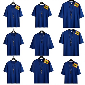 ผู้ผลิตจากบังกลาเทศ เสื้อยืดผ้าฝ้ายถัก 100% สำหรับผู้ชาย แบรนด์ตามสั่ง โลโก้ตามสั่ง เป็นมิตรกับสิ่งแวดล้อม ระบายอากาศได้ดี เหมาะสำหรับกีฬา กอล์ฟ ยิม สีดำ คุณภาพสูง - Product Image 1