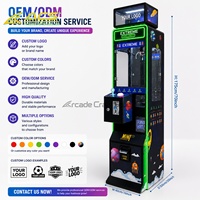 Mesin Cakar Logam Mini ACS Bertemakan Galaksi Luar Angkasa, Dioperasikan dengan Koin, untuk Arcade Komersial