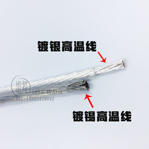 Cable de Alta Temperatura FF46-2 de 1.5mm con Núcleo de Cobre Recubierto de Estaño y Plata, PTFE, de Taizhou Nuoyi, para Entornos de Alta Temperatura - Product Image 1