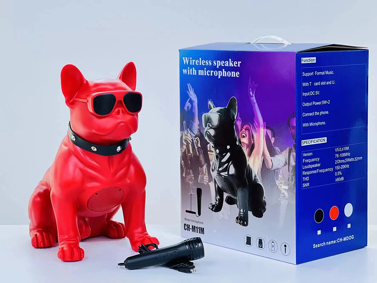 Cartoon Large Dog Portable Wireless Speaker - Bluetooth