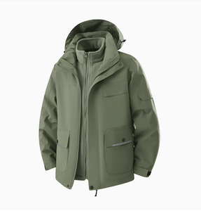 Chaqueta Deportiva Impermeable y Transpirable de una Sola Capa para Hombre, Estilo Juvenil, para Actividades al Aire Libre, con Cremallera Larga - Product Image 4