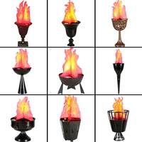 Meilleure vente feu flamme lampe LED créatif maison simulation flamme lumières lumière de scène pour une utilisation de fête