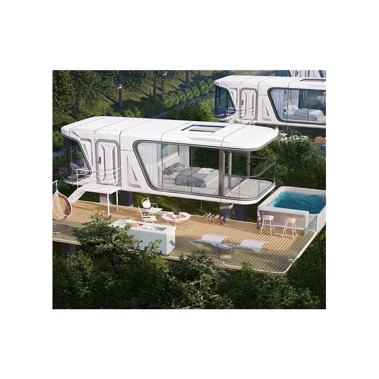 Nouvel arrivage 3 pièces cabine Plan Satellite Space Company X-37 vaisseau spatial X avion Mission Lakeway navette hôtel petite maison