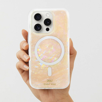 Vente chaude Personnalisé coquille de mer Transparent conque Téléphone étui pour iphone 16 15 Plus 14 Pro Max Époxy Matériel Conception Personnalisée