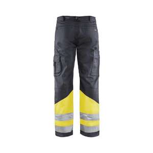BLAKLADER - 156418119633C56 Pantalon haute visibilité Gris moyen/Jaune-EAN 7330509674208 HI-VIS WORKWEAR - Product Image 2