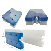 Élément de refroidissement PCM de forme personnalisée 2-8°C et 0°C pour la chaîne du froid, transport alimentaire, glacière extérieure, brique de gel réfrigérant pour la conservation de la fraîcheur