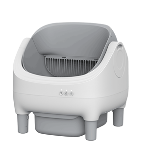 New Design Smart <strong>Cat</strong> <strong>Litter</strong> <strong>Box</strong> APP Control Dual Safety Sensors Self-Cleaning Eco-Friendly 76L Inner Space Odor Control Open-Top - Product Image 1
