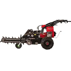 Small Handheld Multi-Functional Chain Ditch Digger Agricultural Orchard Trenching Machine for Deep Trench Pipe Trenching