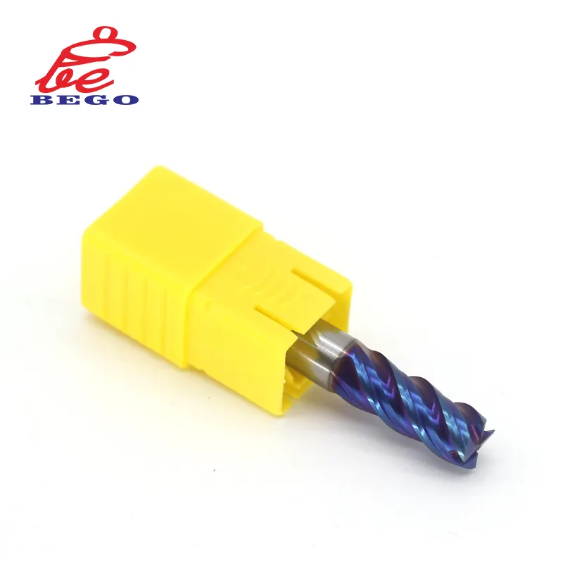 Sản Phẩm Mới Công Cụ Cắt CNC 4Flutes Rắn Flat Carbide End Mill Cho Thép Không Gỉ