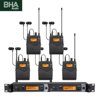 Système de monitoring intra-auriculaire BHA IEM2050 5bodypack pour la scène, fabrication OEM/ODM disponible depuis 15 ans, certifié CE et FCC