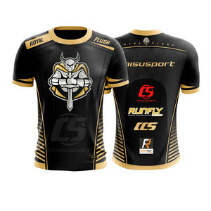 Camisetas de <span class=keywords><strong>Esports</strong></span> Personalizadas para Clubes y Equipos, Impresión por Transferencia de Calor, 100% Poliéster, Secado Rápido, Tallas Grandes, Unisex para Adultos, Servicio OEM - Product Image 3