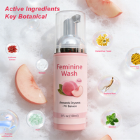 Nettoyant intime à l'acide borique sous marque privée, mousse nettoyante Yoni aux herbes, soin intime, contrôle des odeurs, hygiène féminine Yoni, soin du pH