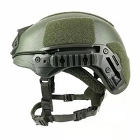Casque tactique FAST robuste avec mentonnière réglable pour la protection de l'entraînement en plein air