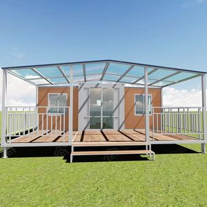 Container Abitativo Modulare Prefabbricato da 20 Piedi Flat-Pack Spogliatoio Prefabbricato per Ufficio Camera da Letto Villa o Hotel - Product Image 5