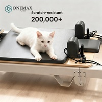 Reformer de Pilates Semi-Elevado Ajustable ONEMAX, de Primera Calidad, Portátil, de Aleación de Aluminio, Plegable, Duradero y Ecológico para el Hogar
