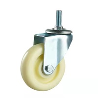 Roues de roulement robustes en polypropylène PP NYLON 125 de haute qualité, 3-4-5 pouces, vente en gros