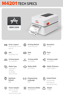 Printer Label Termal SoonMark A6 Printer Label Desktop Nirkabel Kompatibel untuk Lazada Shopee JD TikTok Mini Printer