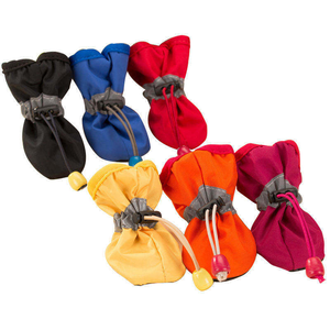 Wholesale Winter Dog Shoes Waterproof Warm Anti-slip Pet Socks Classic Cute Print Design Breathable Leather Rubber Material - Product Image 3