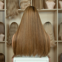 Perruques en cheveux naturels en gros 12A, avec dentelle suisse de qualité supérieure, européennes, casher, avec base en peau, pour femmes juives