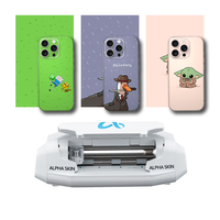 Machine de découpe automatique de films de protection arrière de 10 pouces avec connexion sans fil pour films de protection arrière et protecteurs d'écran de téléphones mobiles