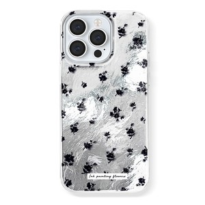 <span class=keywords><strong>Coque</strong></span> de téléphone Ins French Simple noire à motif floral avec pendentif nœud pour <span class=keywords><strong>iPhone</strong></span> 16 15 14 13 Pro Max, <span class=keywords><strong>coque</strong></span> arrière Funda - Product Image 1