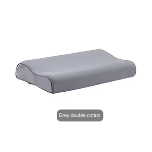 Custom Logo Cervical Orthopedic Pillow Neck Rest Gel Cool Coccyx Contour Comfort Adjustable Memory Foam Bed Pillow