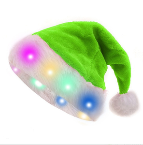 Chapeau de Noël Deluxe LED pour homme et femme, en velours confortable, pour les fêtes de Noël - Product Image 2