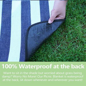 Manta de Picnic Plegable, Portátil, Compacta, Personalizada, a Rayas, Grande, Resistente al Agua, <span class=keywords><strong>para</strong></span> Playa, <span class=keywords><strong>Camping</strong></span>, Venta al Por Mayor de Fábrica - Product Image 3