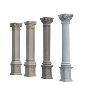 Cột đá cẩm thạch màu Xám và trắng, cột Roma phong cách cổ điển, sảnh trong nhà cột đá chạm khắc tuyệt đẹp - Product Image 1