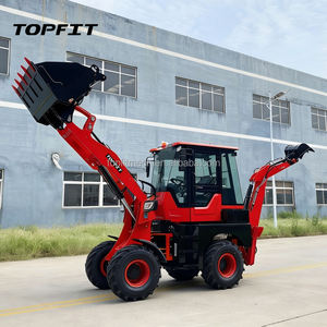 Cargadora de Ruedas con Retroexcavadora TOPFIT WZ25-18 con Motor Diésel Yanmar, Capacidad de Cucharón de 0.8m³, Bomba de Rodamientos de Motor de Alta Eficiencia - Product Image 3