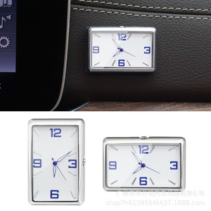 <span class=keywords><strong>Mini</strong></span> horloge de voiture, montre à Quartz, bracelet sur grille d'aération, tableau de bord, camion hors route, caravane, bateau marin, accessoires automobiles - Product Image 1