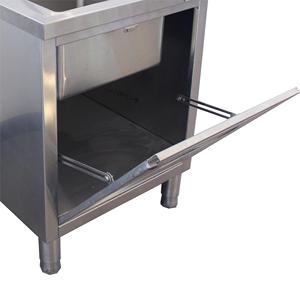 VICTORY Cocina comercial Fabricación de acero Hotel Restaurante Suministros Tazón individual Fregadero de acero inoxidable Cubo de basura Comercial - Product Image 1