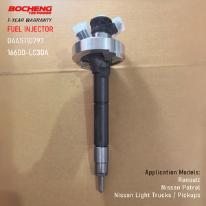 Injecteur de carburant diesel Common Rail 0445110797 0445110433 16600-LC30C pour moteur de camion Nissan Renault - Product Image 1