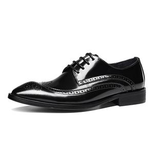 Zapatos de Diseñador de Buena Calidad para Hombre, de Cuero Genuino, Transpirables, con Cierre de Cordones, Punta Puntiaguda, Ligeros, Antideslizantes, para Primavera/Verano, Oficina - Product Image 2
