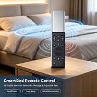Control Remoto Infrarrojo de 19 Teclas JCXK de Aleación de Aluminio para Cama de Masaje Inteligente, OEM ODM Personalizado