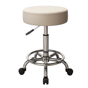 Factory Wholesale Modern Multi-color <b>Leather</b> Customizable Rotating Small <b>Bar</b> Dining Swivel Chairs - Product Image 1