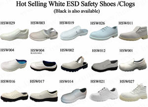 XC-zapatos de trabajo de enfermera cómodos para mujeres, calzado <span class=keywords><strong>sanitario</strong></span> antiestático con diseño de tacón abierto, a prueba de bacterias, color <span class=keywords><strong>blanco</strong></span>, HSW004 - Product Image 6