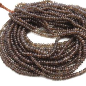 Piedra preciosa Natural de color marrón granate, cuentas de piedra Natural - Product Image 4