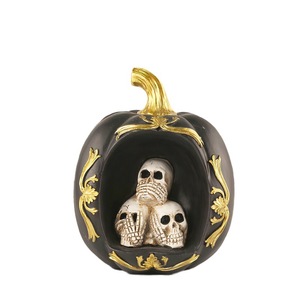 Decoración de Halloween 2024, Adornos de Resina de Estilo Nórdico para Jardín y Césped, Lápida, Cuervo, Calabaza, para la Víspera de Halloween - Product Image 3