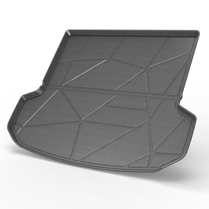 Film en Fiber de carbone écologique 3D doublure de cargaison tapis de coffre de voiture utilisation pour <span class=keywords><strong>KIA</strong></span> Sorento <span class=keywords><strong>2022</strong></span> - Product Image 1