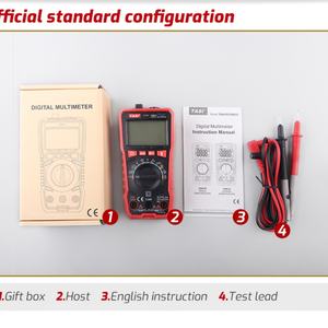 เครื่องวัดดิจิตอลมัลติมิเตอร์แบบ600V TA801C Tasi 10A 9999ชุด - Product Image 6