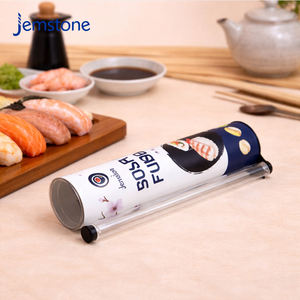 Emballage de tube à sushi en carton écologique de qualité alimentaire, à pousser, pour la livraison à emporter, OEM ODM - Product Image 5