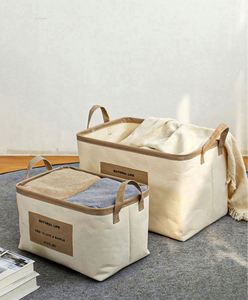Cesta de Almacenamiento Plegable de Tela Hua Cheng, Gran Capacidad, Organizador de Ropa y Juguetes para Dormitorio, Sala de Estar, Muebles para el Hogar, Diseño Moderno - Product Image 1