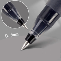 Bolígrafos de Gel de Plástico Azul al por Mayor con Logotipo Personalizado, Punta de 0.5 mm para una Escritura Suave, Artículos de Papelería para Oficina y Escuela