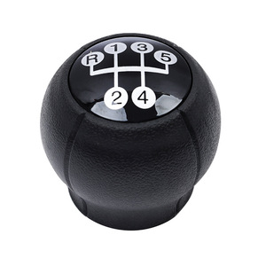 Car <b>Gear</b> <b>Knob</b> 5-Speed Leather Wrapped Ergonomic Opel Europe Car Fitment - Product Image 3