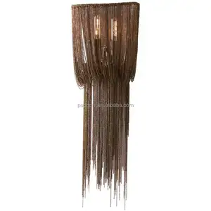 Petite applique murale avec chaîne en laiton antique ZhongShan Aosiman Lighting & <span class=keywords><strong>Pupponi</strong></span> Lighting - Product Image 1