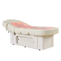 Table de massage thermique électrique Thai Spa lit à jet d'eau sèche avec lumière LED mobilier de salon de beauté pour le visage 4 moteurs