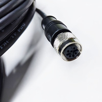 Arnés de Cableado Personalizado de Fábrica China OEM M12, Cable Eléctrico de Ensamblaje M12 de 5 Pines IP67