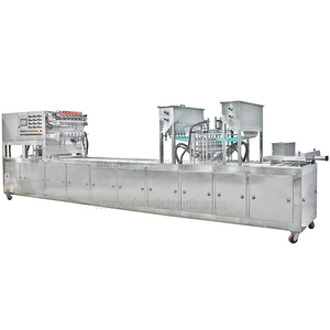 Tự động đậu phụ hộp khay niêm phong máy 6 dòng cho đậu nành bao bì sản phẩm đậu <span class=keywords><strong>curd</strong></span> <span class=keywords><strong>container</strong></span> gói - Product Image 1