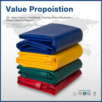 Bâche en PVC enduit sur mesure 340-610 g/m², imperméable et très résistante, en tissu vinyle haute résistance pour couverture de camion et tentes